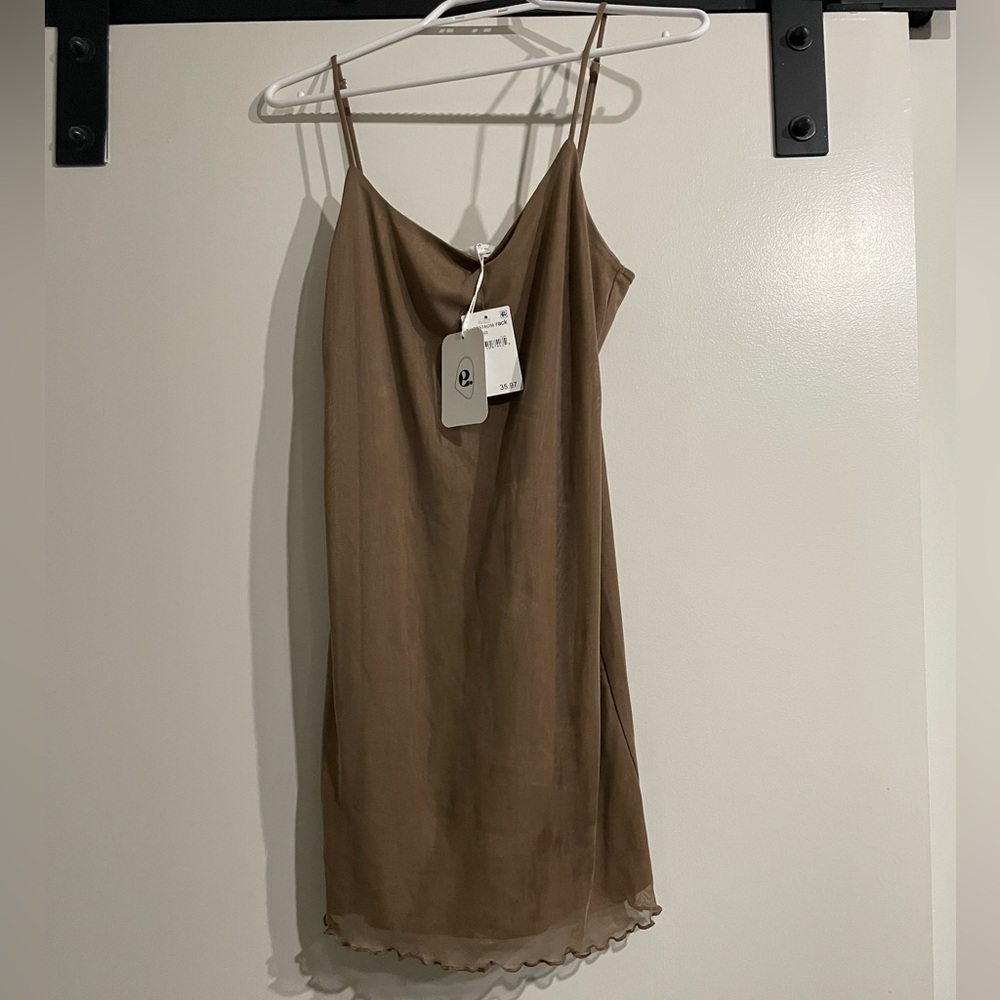 Elodie Dress in brown